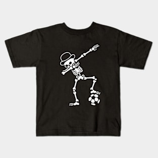 England dab dabbing skeleton soccer football Kids T-Shirt